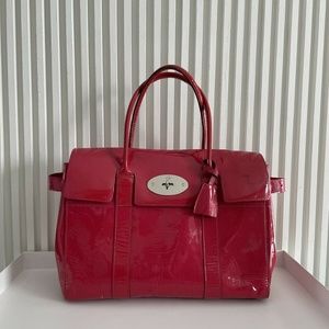 Mulberry Bayswater HandBag Leather Patent 100% Authentic❤️